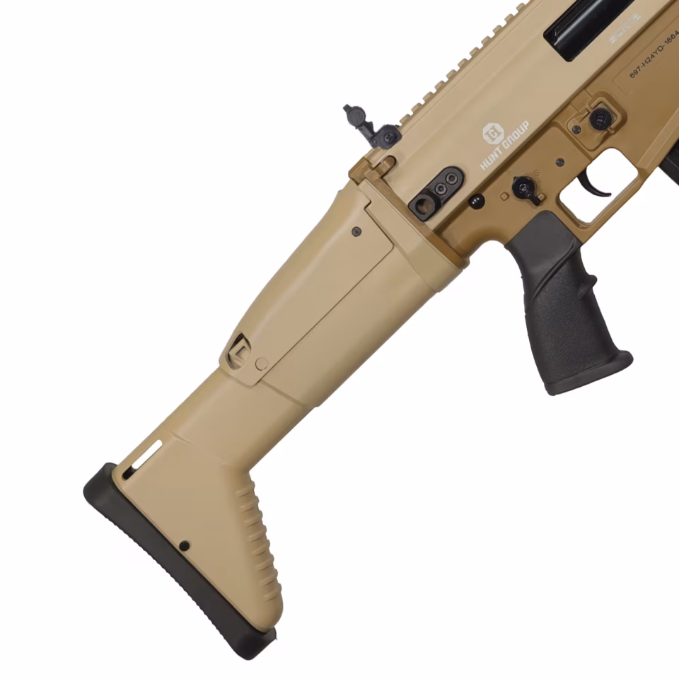 Hunt Group SCX12 FDE M-Lock Şarjörlü Yarı Otomatik Av Tüfeği (FN-SCAR)