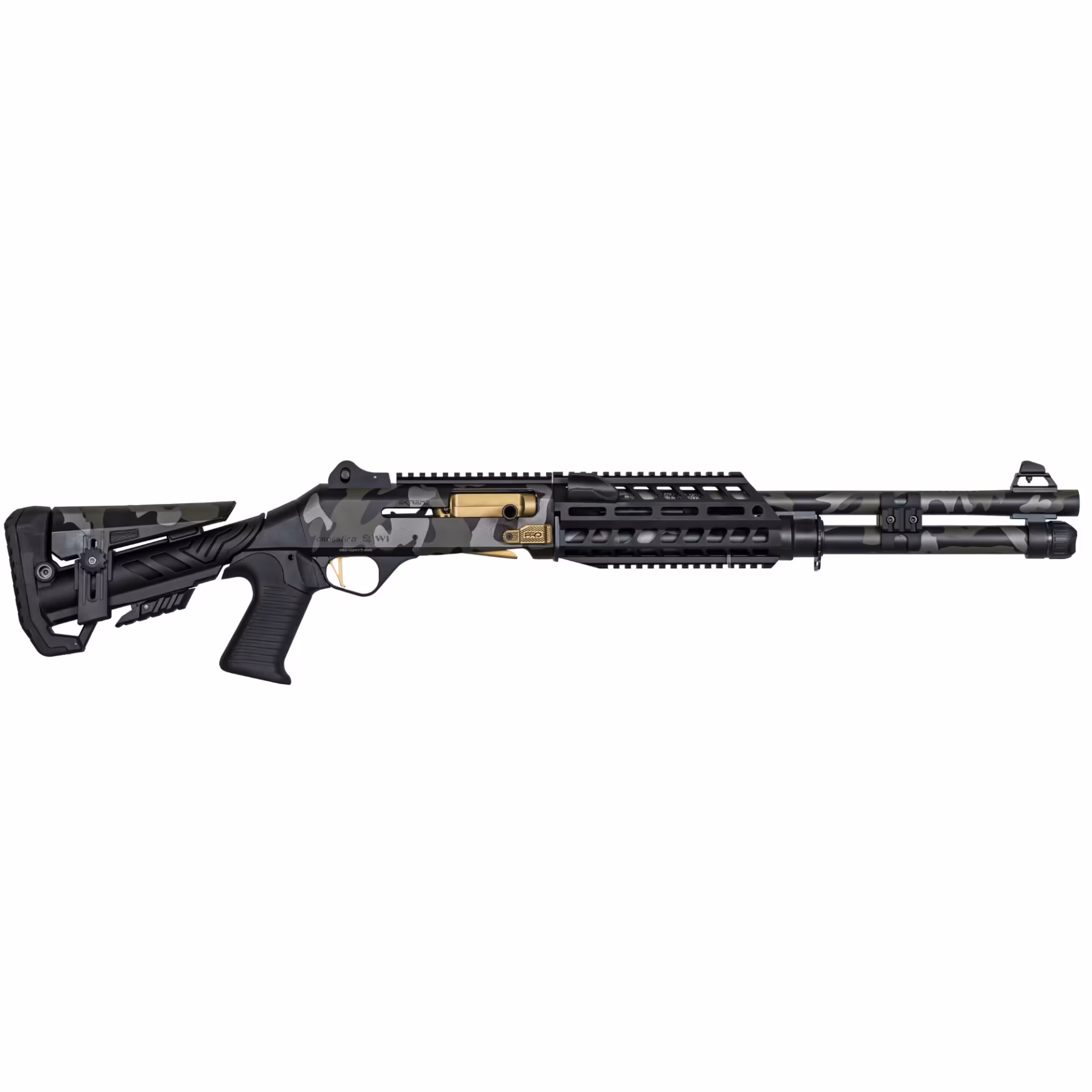 Aksa Crossfire S4 Extreme Pro Koyu Kamuflaj Otomatik Av Tüfeği
