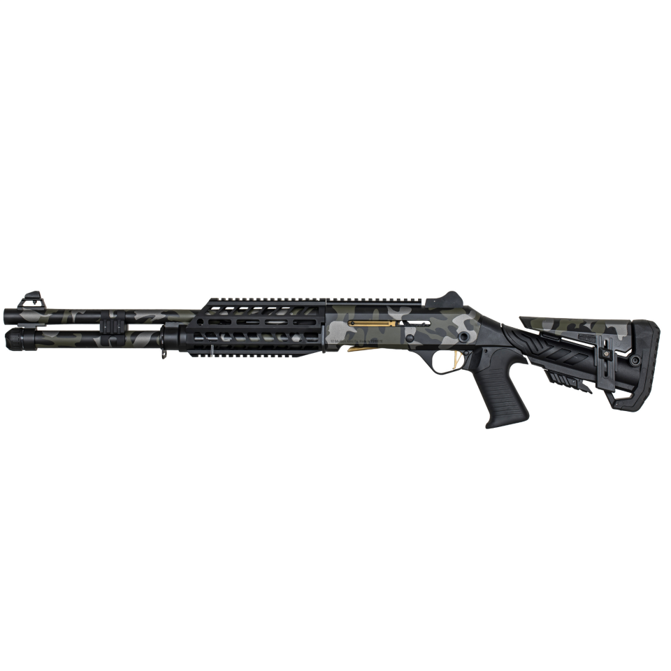 Aksa Crossfire S4 Extreme Pro Koyu Kamuflaj Otomatik Av Tüfeği