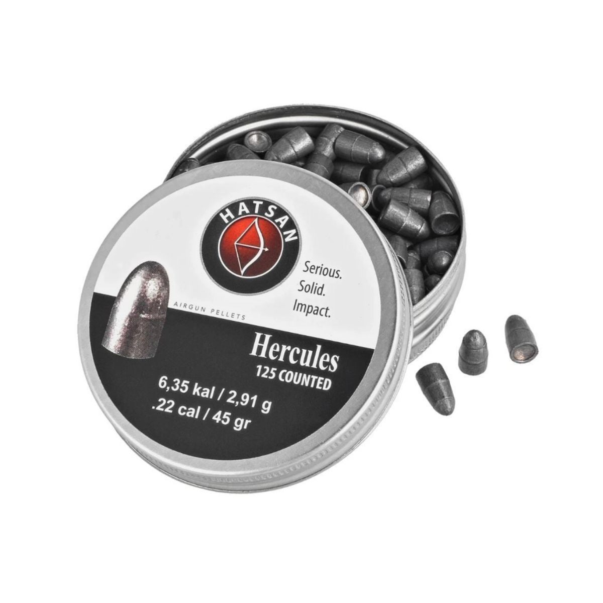 Hatsan Hercules 6.35 mm 45 Grain Solid Havalı Saçma
